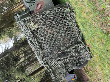 Preview: Brit. Tarnnetz 3 x 5 m DPM Camouflage feuerhemmend
