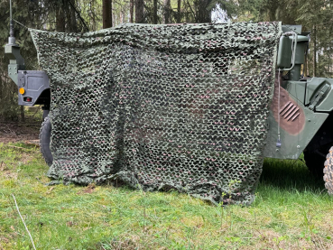 Brit. Tarnnetz 3 x 5 m DPM Camouflage feuerhemmend
