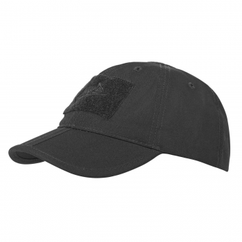 Helikon Tex Baseball FOLDING Cap® - PolyCotton Ripstop - Black