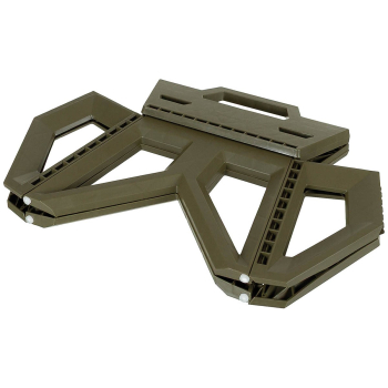 Preview: Campinghocker faltbar Höhe ca. 24 cm oliv