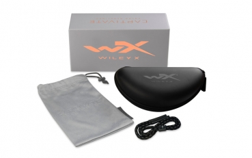 Wiley X CONTEND Captivate Blue Mirror Matte Graphite Frame
