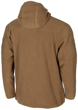 Preview: Hoodie Fleece Jacke Tactical Coyote