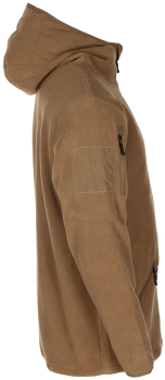 Preview: Hoodie Fleece Jacke Tactical Coyote