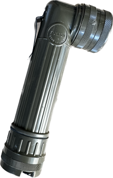 US ARMY FULTON "D" ANGLE HEAD FLASHLIGHT OD