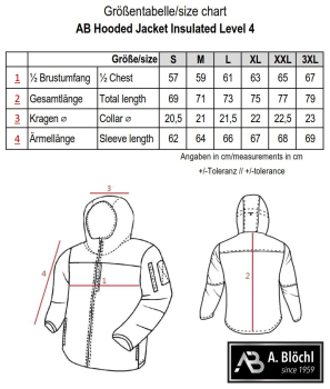 AB Hooded Jacket Insulated Level 4 Übergangs- und Midlayer Jacke Coyote