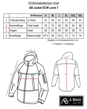 AB Kälteschutzjacke ECW Level 7 Cinder Grey