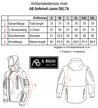 AB Softshell Jacke Delta schwarz