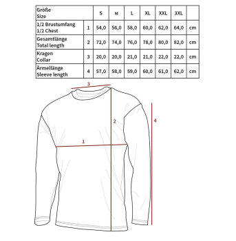 Preview: US Tactical Shirt Long sleeve mit Ärmeltaschen und Klettfäche schwarz