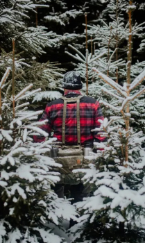 Helikon Tex Winter Warden Shirt - Slate Crimson Plaid