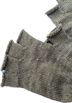 US Army Fingerless Wool Gloves Coyote