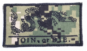 US NAVY Join Or Die AOR2 Velcro