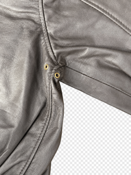 US A2 ARMY LEDERJACKE BRAUN