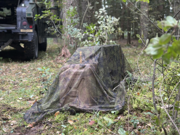 Preview: AB Utility Mesh Fabric IR Skarpo 140 x 280 cm M05 Woodland