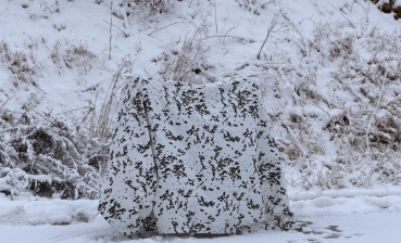 BW Mehrzweckplane Tarp Spezialkräfte mit IRR Beschichtung  280 x 300 cm M05 Snow