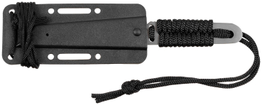 Preview: FOX Outdoor Messer Action I schwarz mit umwickeltem Griff und Scheide