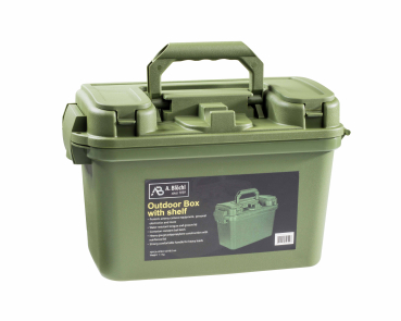 AB Outdoor Box mit Klapplade und Innenfach oliv
