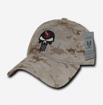 Punisher Skull Relaxed Graphic Cap Desert Digital