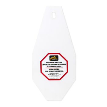 Helikon-Tex SRT Mini ALPHA Target® - Hardox 600 Steel - White