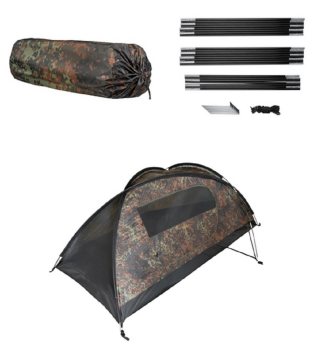 Preview: ZWEIMANNZELT RECOM FLECKTARN