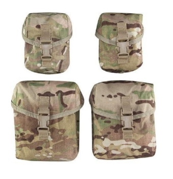 US ARMY MultiCam OCP MOLLE II SAW GUNNER POUCH SET