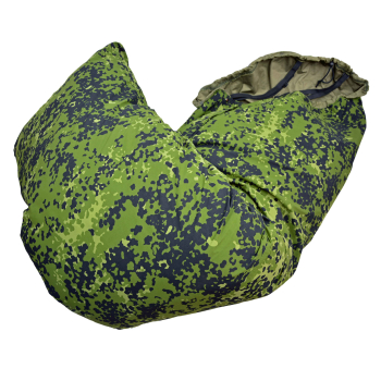 Preview: Danish Army HMAK Schlafsack M98 mit Überzug M84 camouflage
