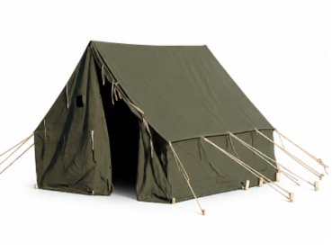 US Army WWII ARMEEZELT SMALL WALL TENT OLIV