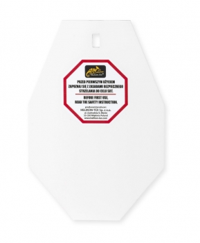 Helikon-Tex SRT Small ALPHA Target® - Hardox 600 Steel - White