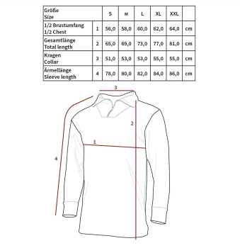 Preview: US Tactical Hemd langarm schwarz