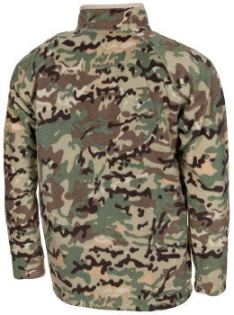 Preview: Troyer Langarm Shirt Microfleece OP Camo 200 g/m²