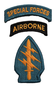 US Army 10th Special Forces Grp Airborne Klett Patch Full Color
