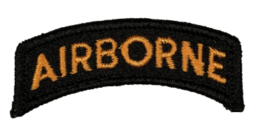 US ARMY AIRBORNE Tab Klett Patch Full Color