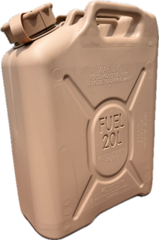 US Military Fuel Canister MFC 20L Sand