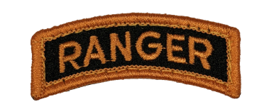 US ARMY RANGER Tab Klett Patch Full Color