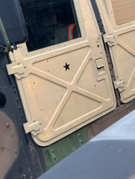 Preview: US Army Vehicle M-Serie Aufkleber Stern