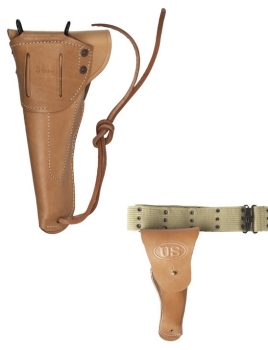 US Lederholster Colt Gouvernment M1911 M12 hellbraun WK 2 (Repro)