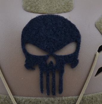 Velcro Helmet 'Punisher' skull