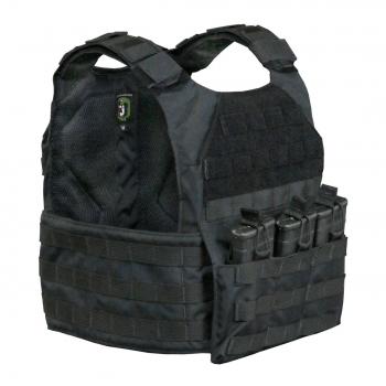 Tactical Assault Gear TAG Vanguard Armor Carrier Plattenträger Weste schwarz L