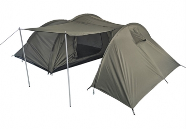 ZELT 4 PERSONEN MIT STAURAUM 2,50X4,20 M
