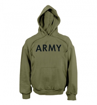 ARMY OLIVE DRAB HOODED PULLOVER SWEATSHIRTS