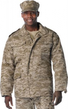 US DESERT DIGITAL CAMO M65 FIELD JACKET