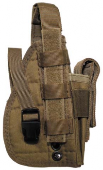 Pistolenbeinholster Molle coyote