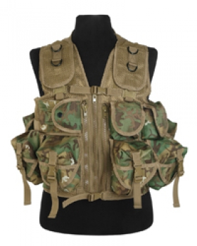 EINSATZWESTE TACTICAL MIT 9 TASCHEN