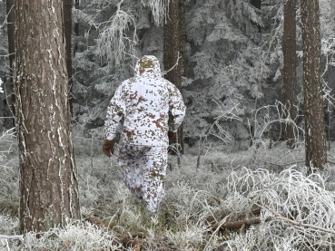 Snow Camo ECWCS Cold Weather Regenjacke mit Kapuze