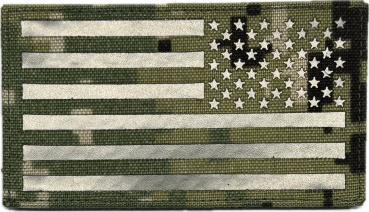 US Navy AOR2 Flag Reversed IR Velcro patch