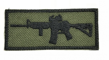 AR15 Velcro patch oliv