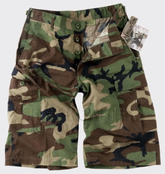 Helikon Tex BDU shorts woodland camouflage