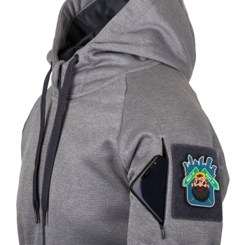 Helikon Tex Urban Tactical Hoodie Lite (FullZip)® Grey Melange