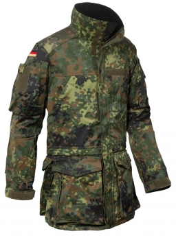 Leo Köhler BW Einsatzkampfjacke Lang Flecktarn