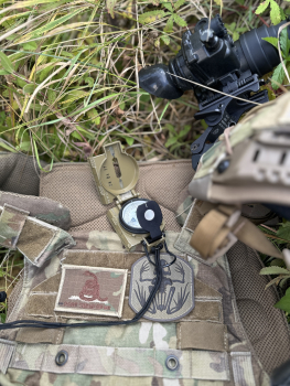 US Army Cammenga Phosphorescent Lensatic Compass Coyote