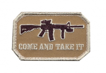 COME AND TAKE IT PATCH - HOOK BACKING